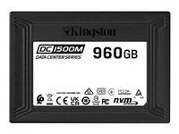 Kingston Data Center DC1500M - SSD - 960 GB - inbyggd - 2.5" - U.2 PCIe 3.0 x4 (NVMe) SEDC1500M/960G
