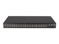 HPE FlexNetwork 5140 48G 4SFP+ EI - Switch - L3 - smart - 48 x 10/100/1000 + 4 x 10 Gigabit Ethernet / 1 Gigabit Ethernet SFP+ - rackmonterbar JL829A#ABB