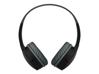 Belkin SoundForm Mini - Hörlurar med mikrofon - på örat - Bluetooth - trådlös - 3,5 mm kontakt - svart AUD002BTBK