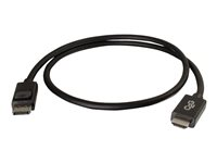C2G 3ft DisplayPort to HDMI Cable - DP to HDMI Adapter Cable - M/M - DisplayPort-kabel - DisplayPort (hane) till HDMI (hane) - 91.4 cm - svart 54325