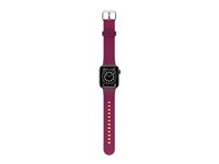 OtterBox - Band för smart klocka - Pulse Check (mörkrosa/röd) - för Apple Watch (38 mm, 40 mm) 77-83900