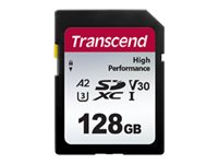 Transcend 330S - Flash-minneskort - 128 GB - UHS-I U3 - SDXC UHS-I TS128GSDC330S