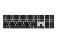 Apple Magic Keyboard with Touch ID and Numeric Keypad - Tangentbord - Bluetooth, USB-C - QWERTY - norsk - black keys MMMR3H/A