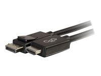 C2G 6ft DisplayPort to HDMI Cable - DP to HDMI Adapter Cable - M/M - DisplayPort-kabel - DisplayPort (hane) till HDMI (hane) - 1.8 m - svart 54326