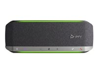 Poly Sync 40-M - Smart högtalartelefon - Bluetooth - trådlös, kabelansluten - USB-C, USB-A - silver - Zoomcertifierad, Certifierad för Microsoft-teams 77P35AA