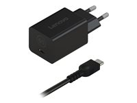 Lenovo Nano - Strömadapter - GaN - 65 Watt (24 pin USB-C) - svart - Europa 40AWGN65EU