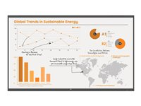 LG CreateBoard 86TR3PN - 86" Diagonal klass TR3PN Series LED-bakgrundsbelyst LCD-skärm - utbildning/företag - med touchscreen (multi touch) / 8 microphones - Android - 4K UHD (2160p) 3840 x 2160 - Direct LED - svart 86TR3PN-B