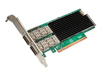 Intel Ethernet Network Adapter E830-CQDA2 - Nätverksadapter - PCIe 5.0 x8 - 10Gb Ethernet / 25Gb Ethernet / 40Gb Ethernet / 50Gb Ethernet / 100Gb Ethernet QSFP28 x 1 + 200 Gigabit QSFP56 x 1 (paket om 5) E830CQDA2M