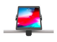 Compulocks Universal Tablet Cling Rail Mount - Monteringssats (skenmontering, cling-fäste, manipuleringssäker skruvsats) - för surfplatta - universell - låsbar - svart - skärmstorlek: 7"-13" TMR01BUCLGVWMB