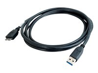 C2G - USB-kabel - USB typ A (hane) till Micro-USB typ B (hane) - USB 3.0 - 3 m - svart 81685