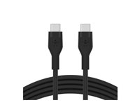 Belkin BOOST CHARGE - USB-kabel - 24 pin USB-C (hane) till 24 pin USB-C (hane) - 1 m - svart CAB009BT1MBK