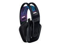 Logitech G G535 LIGHTSPEED Wireless Gaming Headset - Headset - fullstorlek - LIGHTSPEED - trådlös - svart - Discord-certifierad 981-000972
