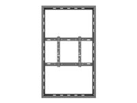 Multibrackets M Pro Series - Hölje - låg profil - för LCD-panel för digital skyltning - medium - låsbar - stål - svart - skärmstorlek: 55" - väggmonterbar 7350105211188