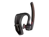 Poly Voyager 5200 UC - Headset - inuti örat - Bluetooth - trådlös, kabelansluten - USB-A via Bluetooth-adapter - svart - Certifierad för Microsoft-teams 7K2E1AA