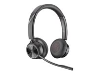 Poly Savi 7320-M Office - 7300 Office Series - headset - på örat - DECT - trådlös - svart - Certifierad för Microsoft-teams 8D3J6AA#ABB