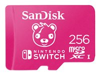 SanDisk Nintendo Switch - Fortnite Edition flash-minneskort - 256 GB - UHS-I U3 - mikroSDXC UHS-I SDSQXAO-256G-GN6ZG