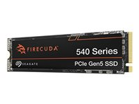 Seagate FireCuda 540 ZP2000GM3A004 - SSD - krypterat - 2 TB - inbyggd - M.2 2280 (dubbelsidig) - PCI Express 5.0 x4 (NVMe) - Self-Encrypting Drive (SED), TCG Opal Encryption 2.01 - med 3 års Seagate Rescue Data Recovery ZP2000GM3A004