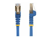 StarTech.com 7,5 m CAT6a-patchkabel - Skyddad (STP) - 100% kopparledning - Hakfria kontakter - Blå - Patch-kabel - RJ-45 (hane) till RJ-45 (hane) - 7.5 m - STP - CAT 6a - hakfri, formpressad - blå 6ASPAT750CMBL