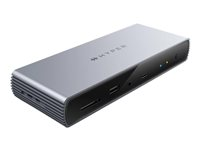 Targus HyperDrive - Dockningsstation - för bärbar dator - USB-C / Thunderbolt 4 - 11-slot - HDMI, 2 x Thunderbolt - 2.5GbE HDTB4D-EU
