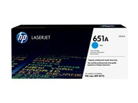 HP 651A - Cyan - original - LaserJet - tonerkassett (CE341A) - för Color LaserJet Enterprise MFP M775; LaserJet Managed MFP M775 CE341A
