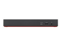 Lenovo ThinkPad Universal Thunderbolt 4 Dock - Dockningsstation - Thunderbolt 4 - HDMI, 2 x DP - 1GbE - 135 Watt - Campus - Europa - för ThinkPad E14 Gen 4; L13 Yoga Gen 3; T14s Gen 3; X1 Nano Gen 2; X13 Yoga Gen 3 40B00135EU