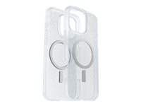 OtterBox React Series - Baksidesskydd för mobiltelefon - MagSafe-kompatibilitet - stardust (genomskinligt glitter) - för Apple iPhone 16 Pro Max 77-96265
