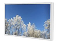 HI-ND Wall Casing EASY 75" Landscape - Monteringssats (hölje) - för LCD-display - metall - vit, RAL 9003 - skärmstorlek: 75" - monteringsgränssnitt: upp till 600 x 600 mm - väggmonterbar - för LG 75UH5F-B, 75UH5F-H; Samsung QB75B, QB75R-B, QH75B, QH75R, QM75B, QM75R-B WC7500-0101-01