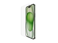 Belkin UltraGlass 2 - Skärmskydd för mobiltelefon - glas - för Apple iPhone 14 Pro Max, 15 Plus SFA096EC