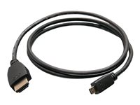 C2G 10ft HDMI to Micro HDMI Cable with Ethernet - 1080p - M/M - HDMI-kabel med Ethernet - mikro-HDMI hane till HDMI hane - 3.05 m - skärmad - svart 50616