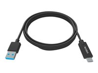 Vision Professional - USB-kabel - USB typ A (hane) till 24 pin USB-C (hane) - USB 3.1 - 2 m - svart TC 2MUSBCA/BL