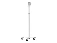 Compulocks Medical Rolling Cart - VESA Compatible - Ställ - för surfplatta - vit - golvstående - för Compulocks Medical Rolling Cart - VESA Compatible MCRSTDW