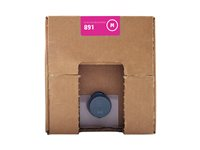 HP 891 - 10000 ml - magenta - original - bläckpatron - för Latex 3000, 3100, 3200, 3500, 3600, 3800 Jumbo, 3800 Jumbo Roll Solution G0Y73A