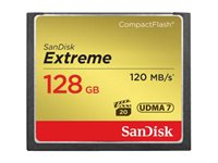 SanDisk Extreme - Flash-minneskort - 128 GB - 567x - CompactFlash SDCFXSB-128G-G46