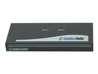 C2G 4-Port UXGA Monitor Splitter/Extender (Male Input) - Linjedelare för video - skrivbordsmodell 89013