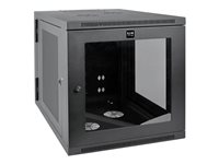 Eaton Tripp Lite Series 12U Wall Mount Rack Enclosure Hinged 33" Depth w Acrylic Window - Rack skåp - väggmontering - svart - 12U SRW12US33G