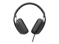 Logitech Zone Vibe 100 - Headset - fullstorlek - Bluetooth - trådlös - grafit 981-001213