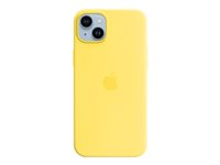 Apple - Baksidesskydd för mobiltelefon - MagSafe-kompatibilitet - silikon - kanariegul - för iPhone 14 Plus MQUC3ZM/A