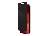 ZAGG InvisibleShield Glass Elite Privacy - Skärmskydd för mobiltelefon - glas - med sekretessfilter - 2-vägs - för Apple iPhone 15 Plus 200111793