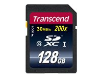Transcend Premium - Flash-minneskort - 128 GB - Class 10 - SDXC TS128GSDXC10