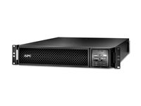 APC Smart-UPS SRT 3000VA RM - UPS (kan monteras i rack) - AC 208/230 V - 2700 Watt - 3000 VA - USB - utgångskontakter: 10 - 2U - 19" - svart - för P/N: SRT10KRMXLT-IEC SRT3000RMXLW-IEC