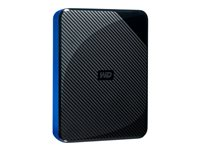 WD Gaming Drive WDBM1M0040BBK - Hårddisk - 4 TB - extern (portabel) - USB 3.0 - svart överdel och blå nederdel WDBM1M0040BBK-WESN