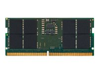 Kingston - DDR5 - sats - 32 GB: 2 x 16 GB - SO DIMM 262-pin - 5600 MHz / PC5-44800 - CL46 - 1.1 V - ej buffrad - ECC KCP556SS8K2-32