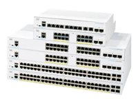 Cisco Business 350 Series CBS350-16T-E-2G - Switch - L3 - Administrerad - 16 x 10/100/1000 + 2 x Gigabit SFP - rackmonterbar - återanvänd CBS350-16TE2GEU-RF