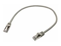 StarTech.com 50cm CAT6 Ethernet Cable, 10 Gigabit Shielded Snagless RJ45 100W PoE Patch Cord, CAT 6 10GbE SFTP Network Cable w/Strain Relief, Grey, Wiring is UL Certified/TIA - Category 6 - 26AWG (N6SPAT50CMGR) - Patch-kabel - RJ-45 (hane) till RJ-45 (hane) - 50 cm - SFTP - CAT 6 - formpressad, hakfri - grå N6SPAT50CMGR