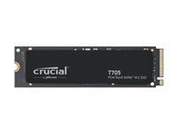 Crucial T705 - SSD - krypterat - 4 TB - inbyggd - M.2 2280 - PCI Express 5.0 (NVMe) - TCG Opal Encryption 2.01 CT4000T705SSD3