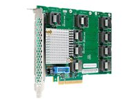 HPE SAS Expander Card - Uppgraderingskort för lagringskontrollenhet - 26 Kanal - SATA 6Gb/s / SAS 12Gb/s - PCIe - för ProLiant DL560 Gen10 873444-B21